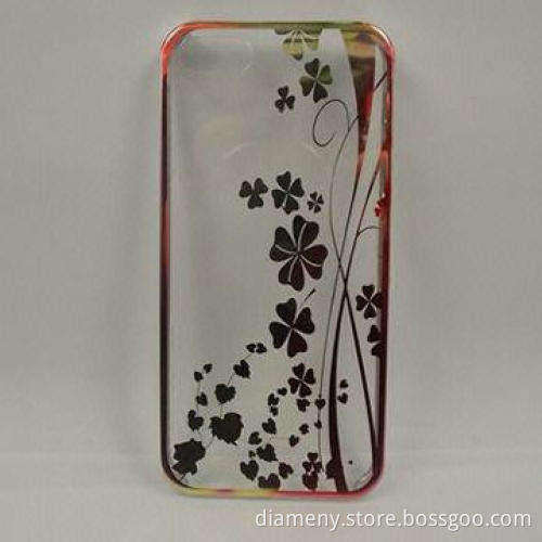 Heart Style Plated Case for iPhone